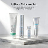 APOTHE Exosome Squal-Tox Complete Skincare Set – Cleanser, Ampoule, Cream & Booster Mist for Hydration & Skin Barrier Care